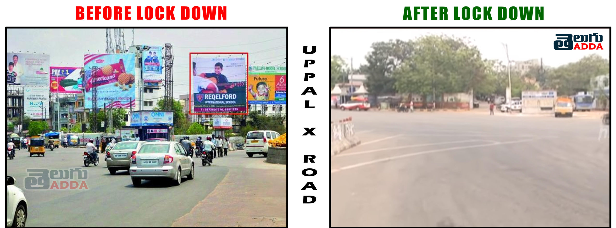 lock down hyderabad images