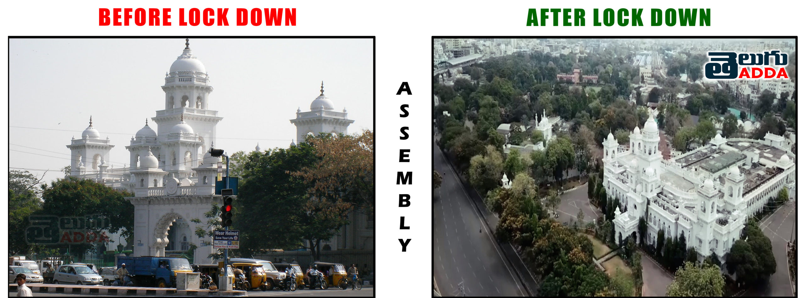 lock down hyderabad images