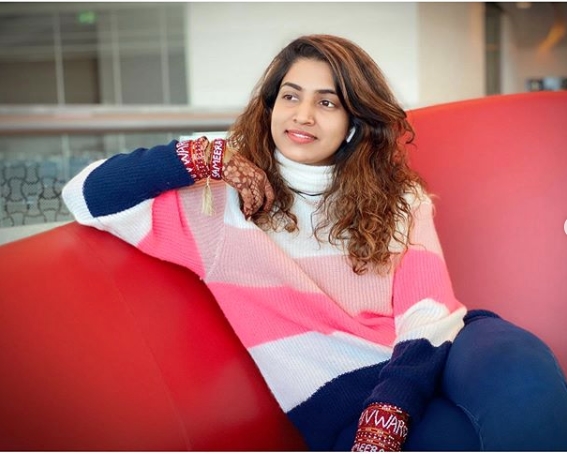 Adirindi Anchor Sameera Sherief latest images