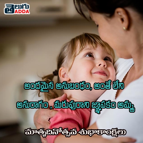 Mother's Day 2020 Images in Telugu