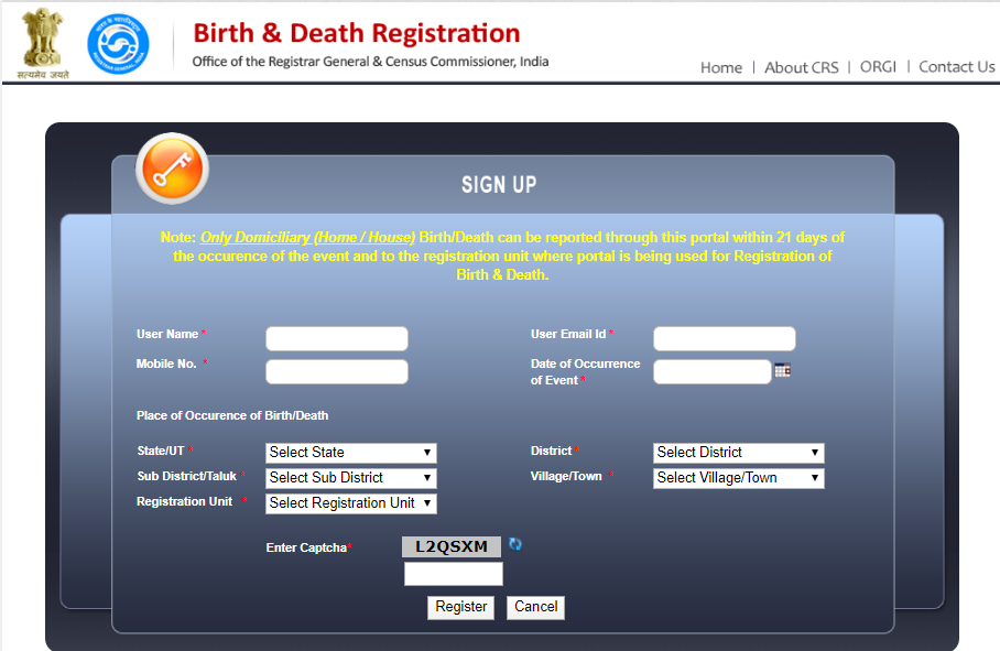 birth certificate search