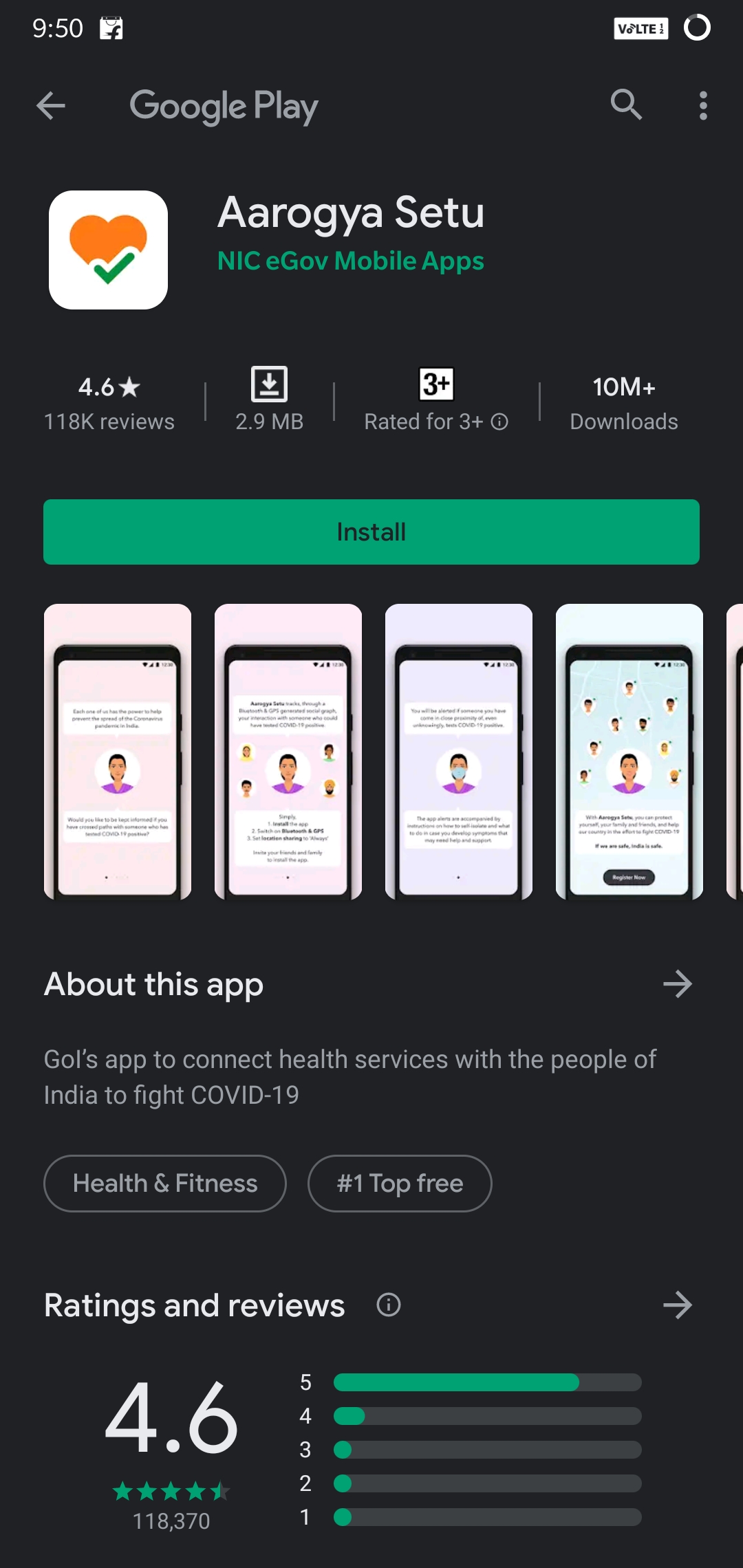 aarogya setu app details in telugu