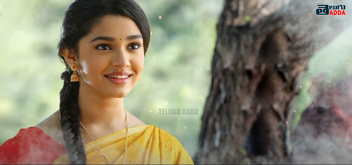 uppena heroine Ranguladdhukunna song images 10