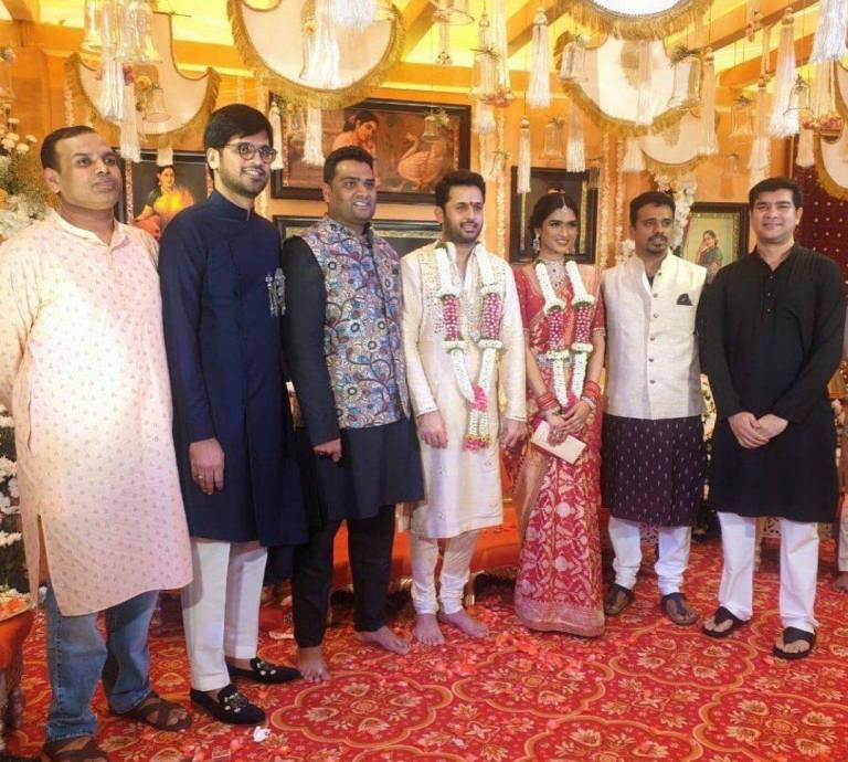 nithin engagement photos
