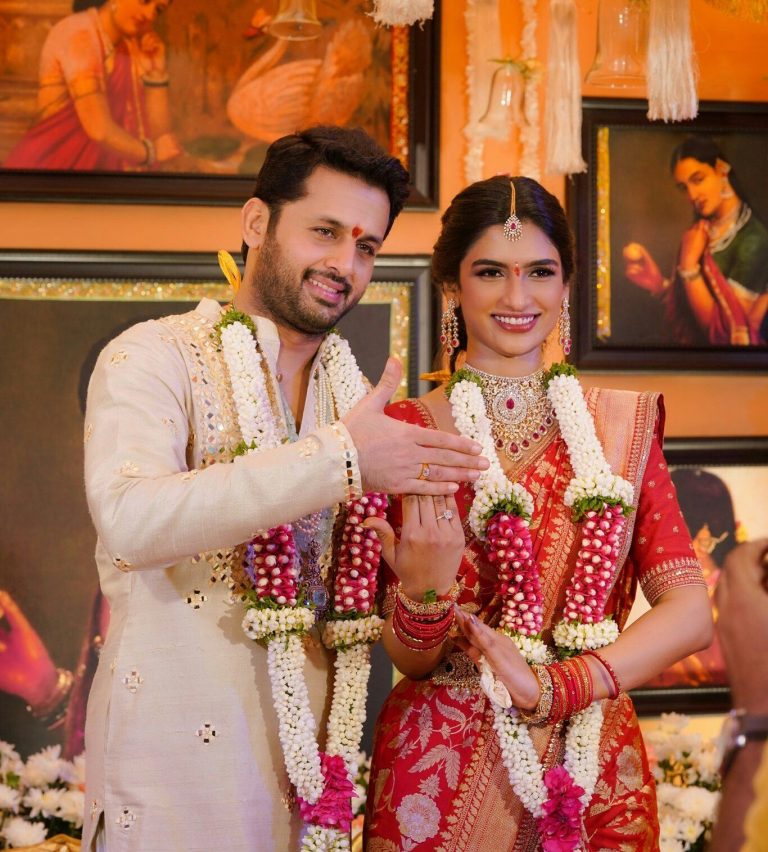 nithin engagement photos