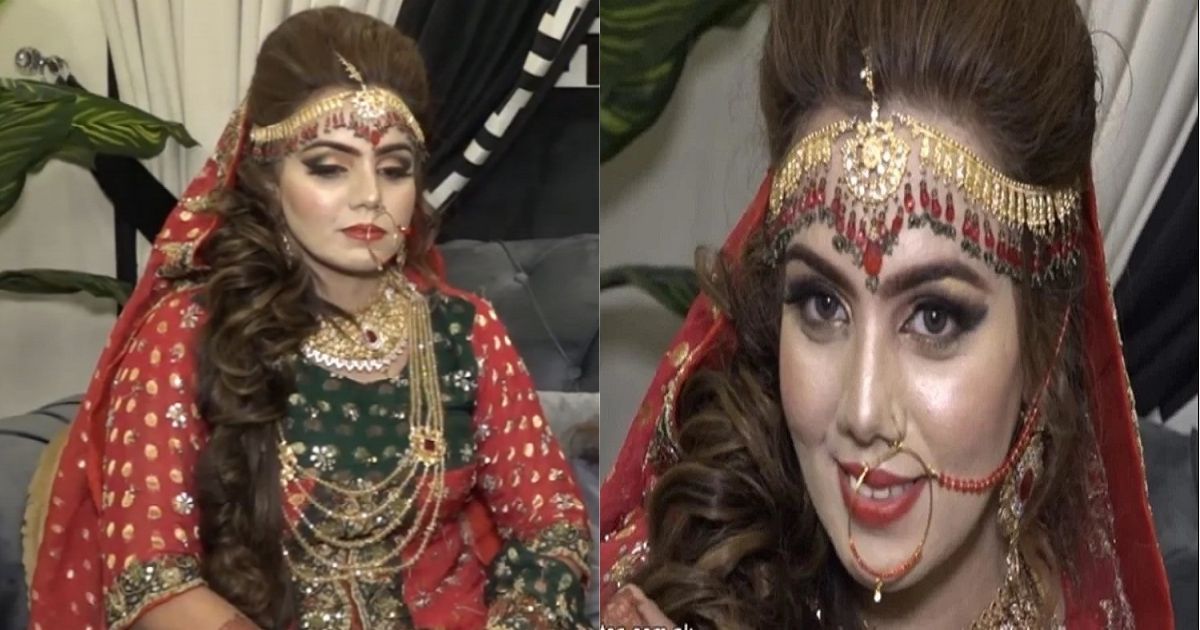 a woman dress up like a bride from 16 years