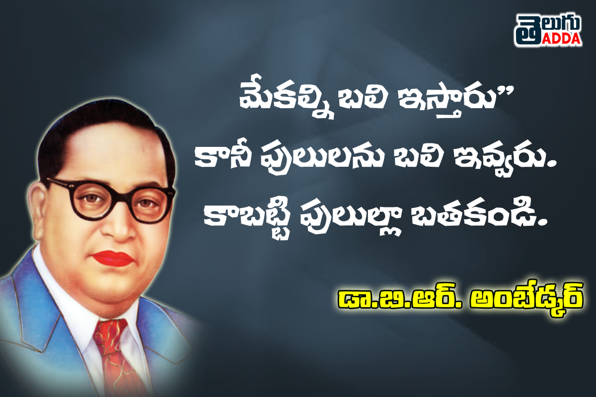 Br Ambedkar Quotes In Telugu