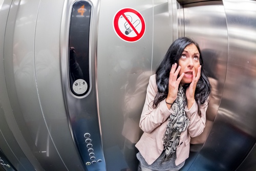 mirror in lift