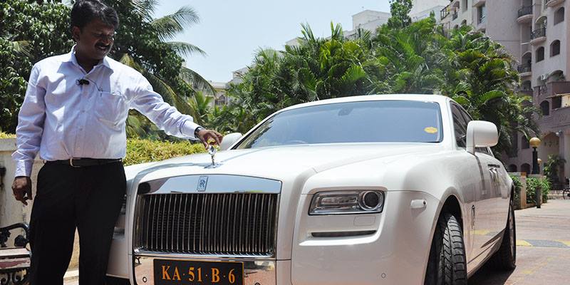 story of ramesh babu owner of Rolls Royce