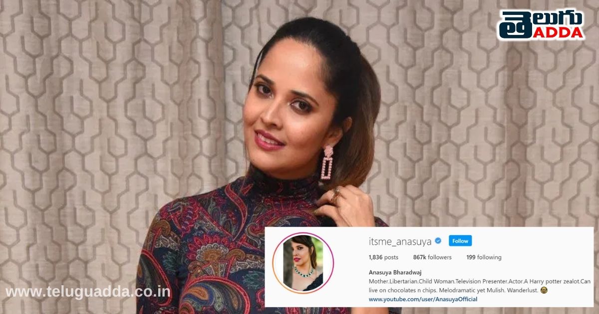 telugu anchors and their number of instagram followers