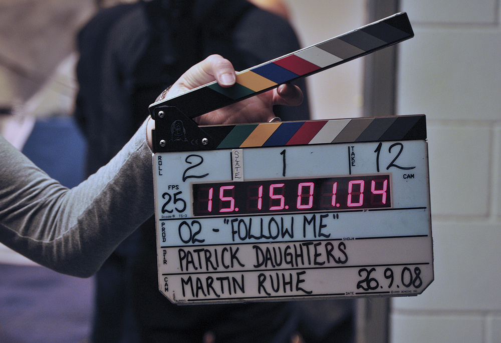 use of clap board in shooting