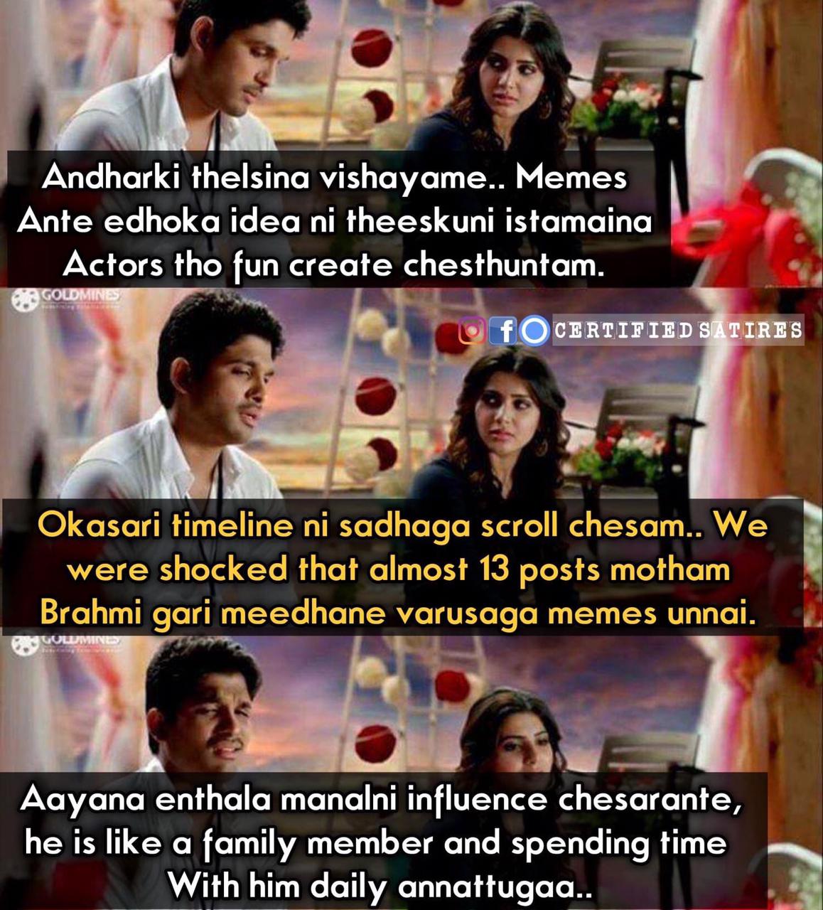 brahmanandam birth day memes 