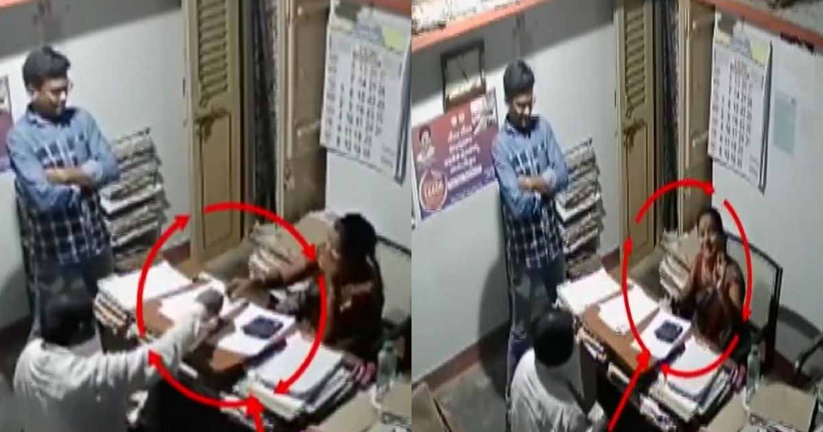 officer caught taking bribe