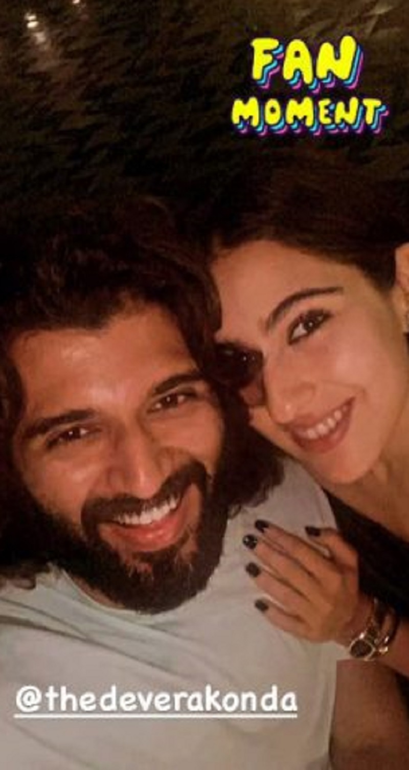 vijay devarakonda and sara ali khan picture going viral