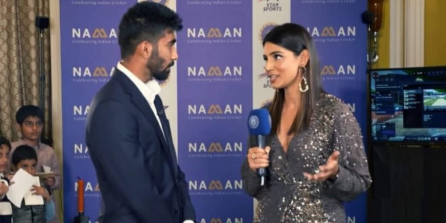sanjana ganesan reply to tweet on bumrah