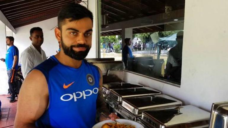 what do cricketers eat during the test match