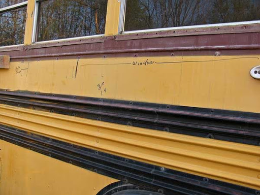 Ever wondered why does school buses have black color lines in the sides