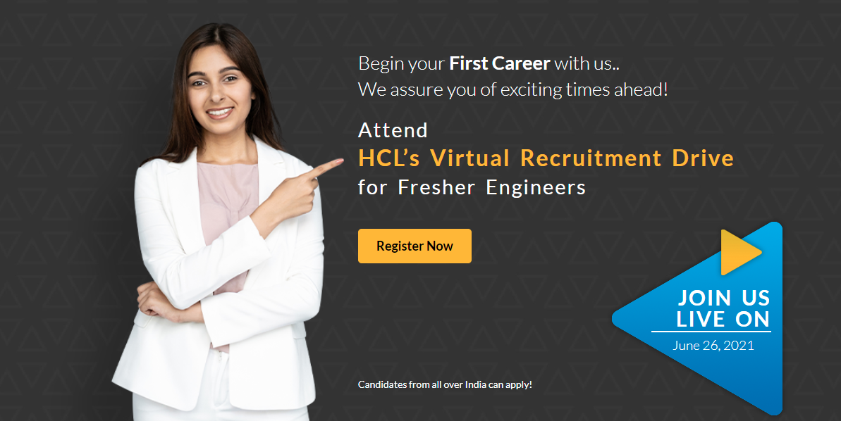 HCL Technologies Recruitment 2021