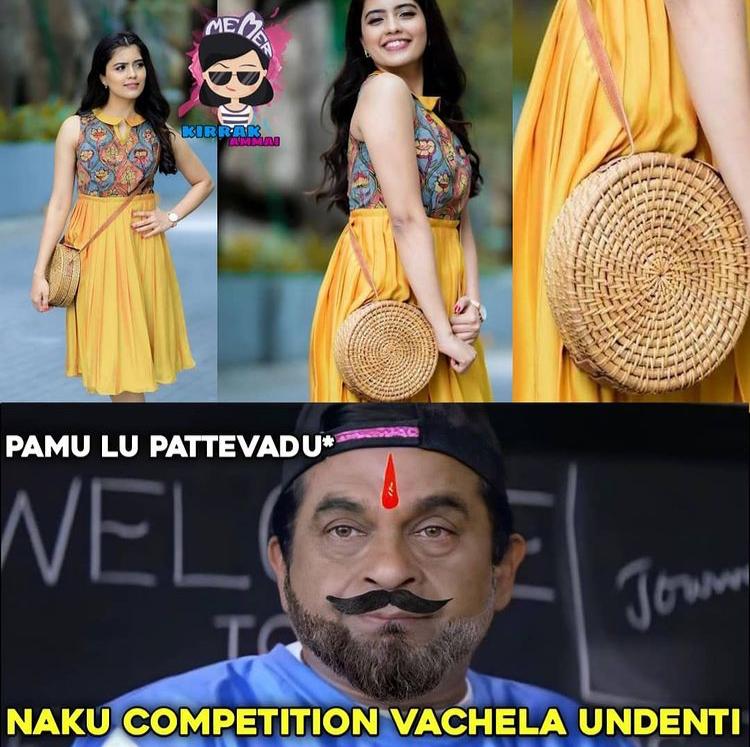 Heroine Amrita Iyer bag went viral on social media