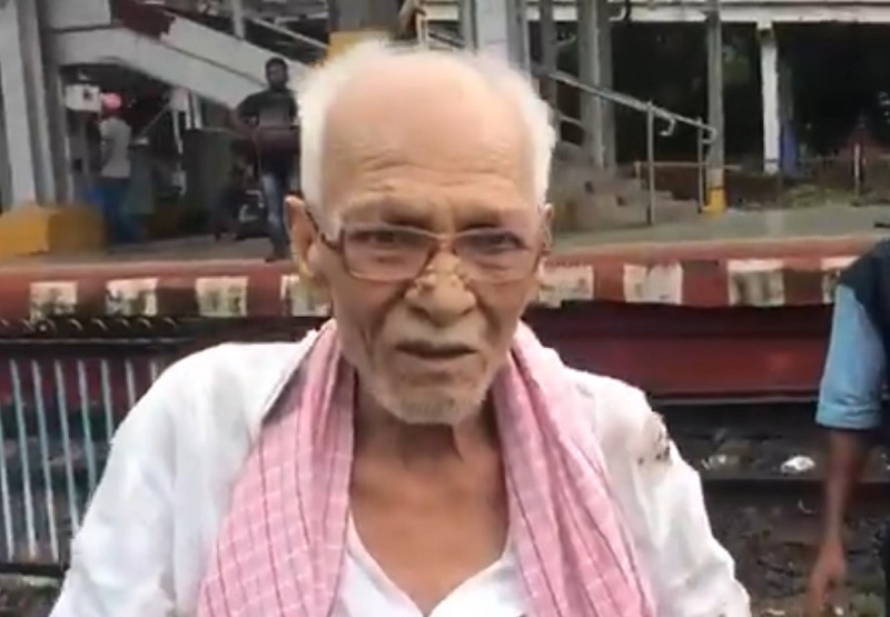 Loco pilot halts train to save an old man in Mumbai
