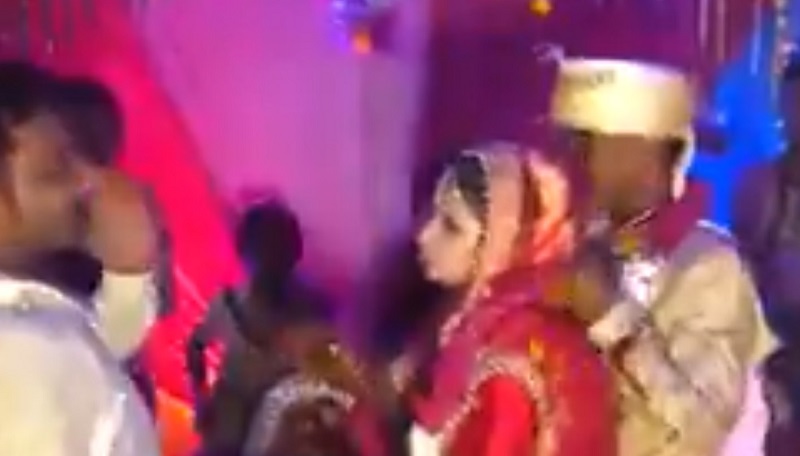 Video of a bride slapping a man goes viral