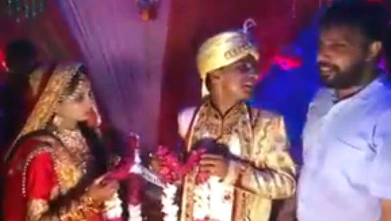 Video of a bride slapping a man goes viral