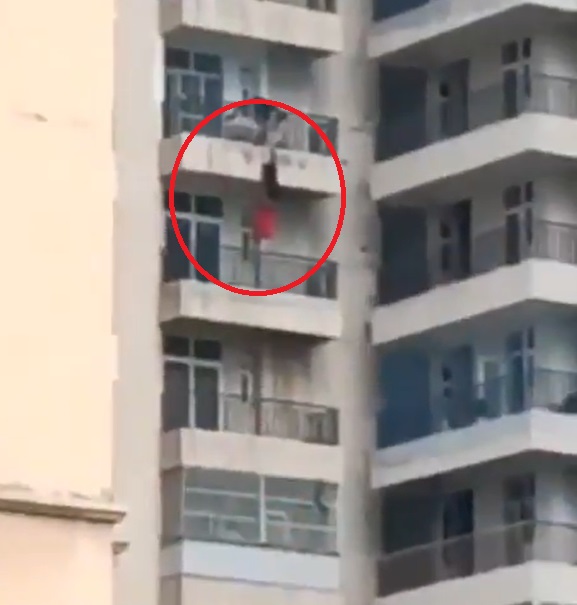 Woman falls from 9th floor balcony in Ghaziabad