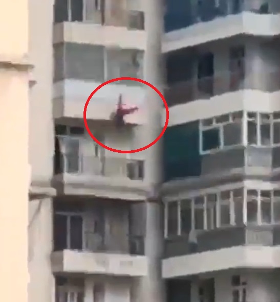 Woman falls from 9th floor balcony in Ghaziabad