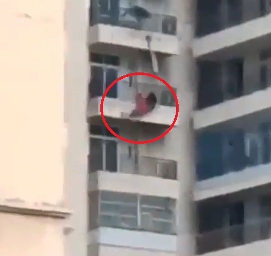 Woman falls from 9th floor balcony in Ghaziabad