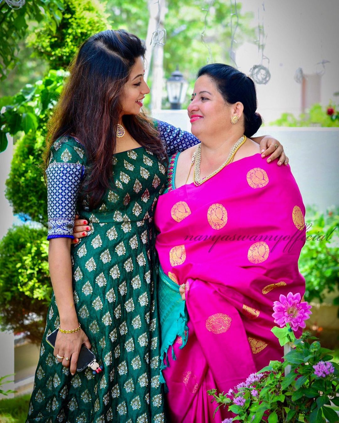 Navya Swamy family