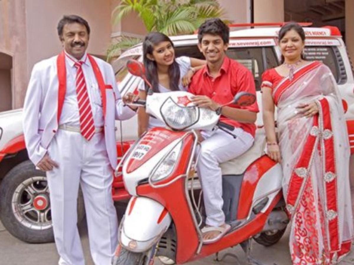 red and white family 1