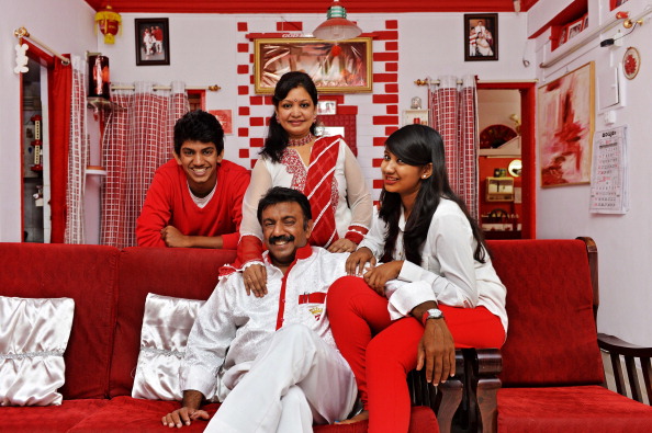 red and white family 1