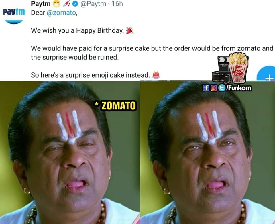 zomato reaction
