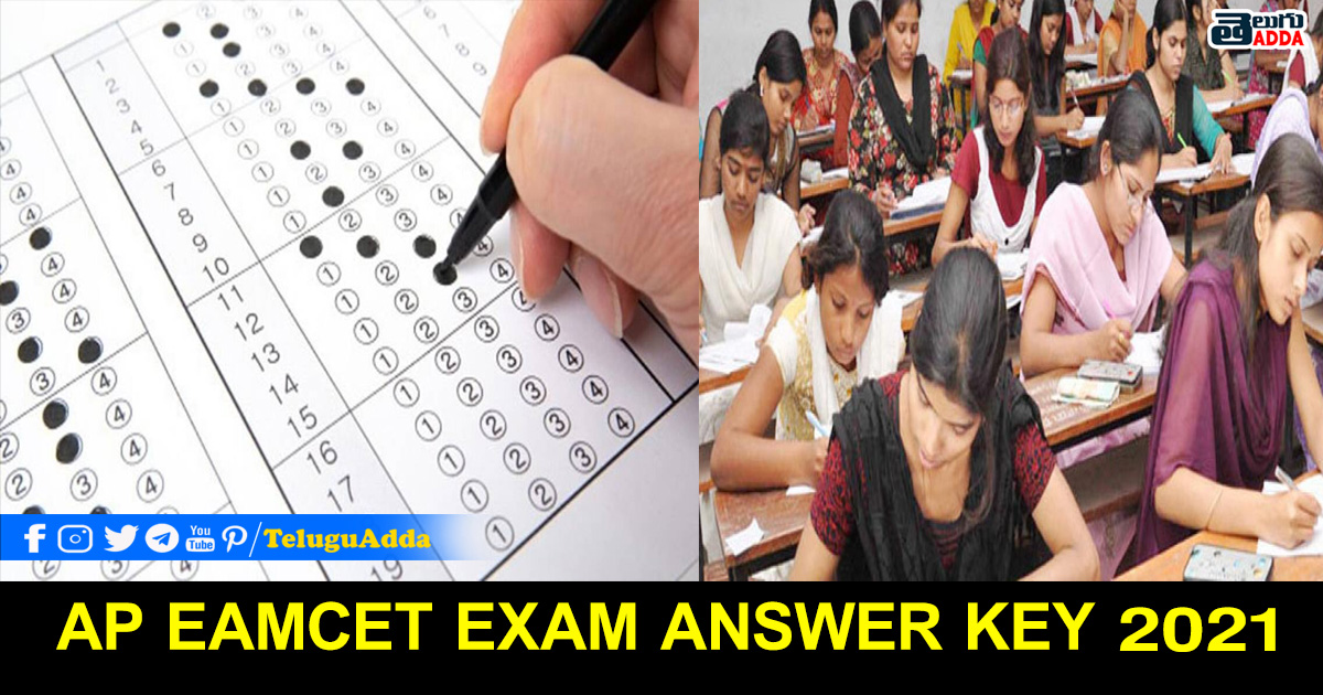 AP EAMCET Exam Answer Key 2021