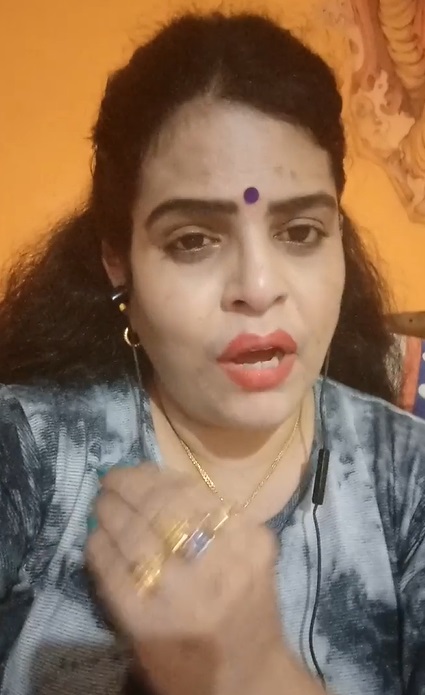 Karate Kalyani angry in Facebook live 1