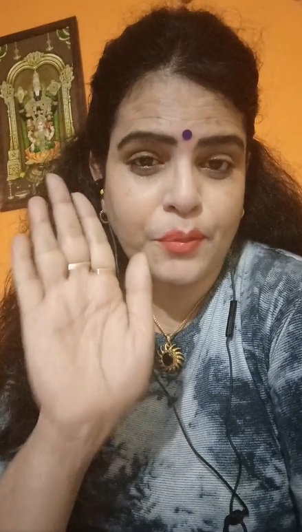 Karate Kalyani angry in Facebook live 1