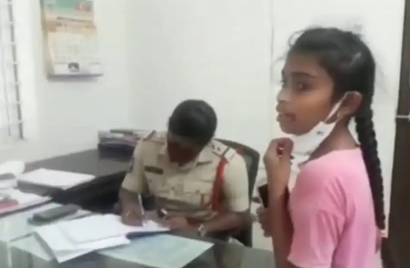 a 12 year old girl approached police 