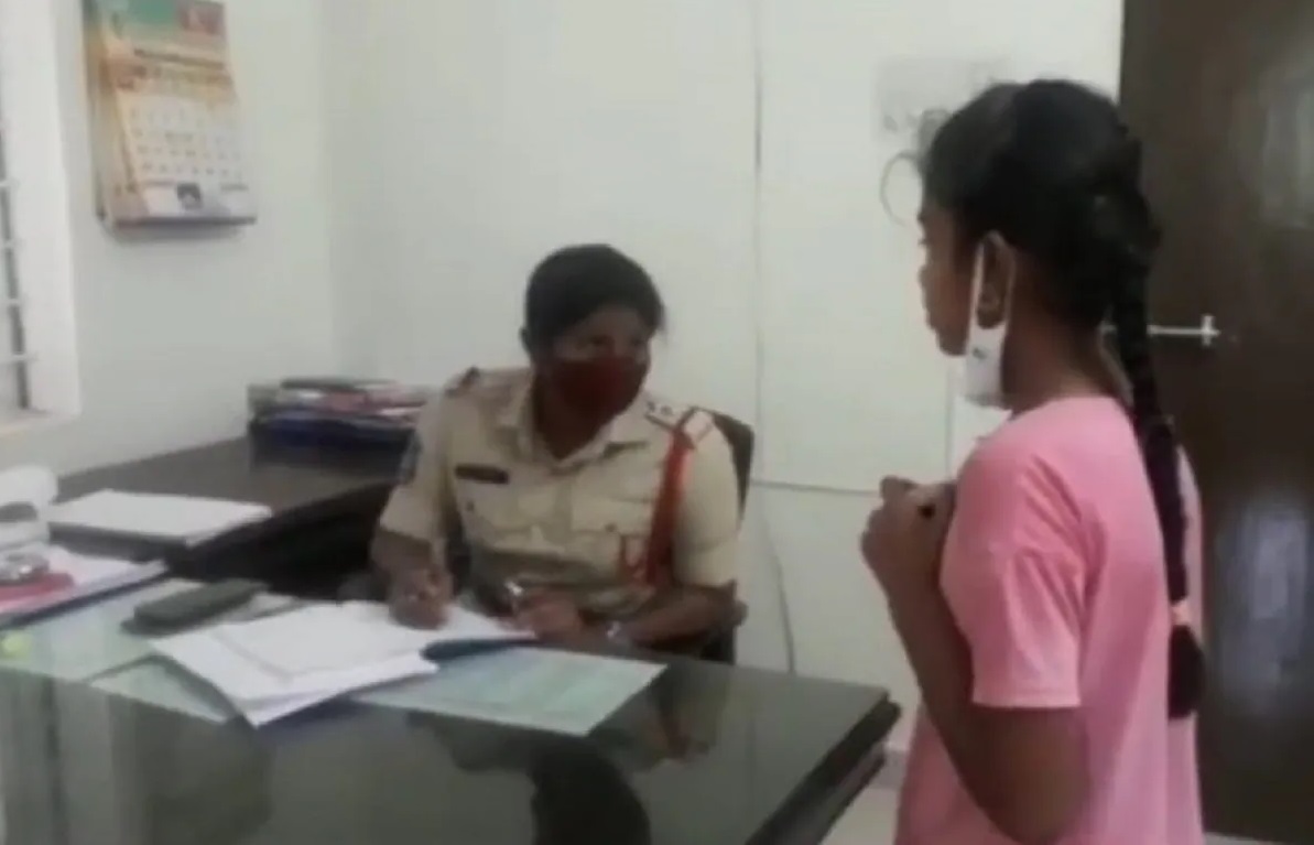 a 12 year old girl approached police 