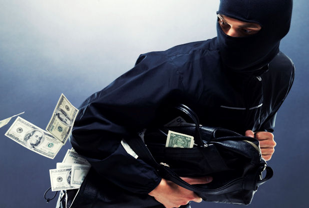 man loots money 2
