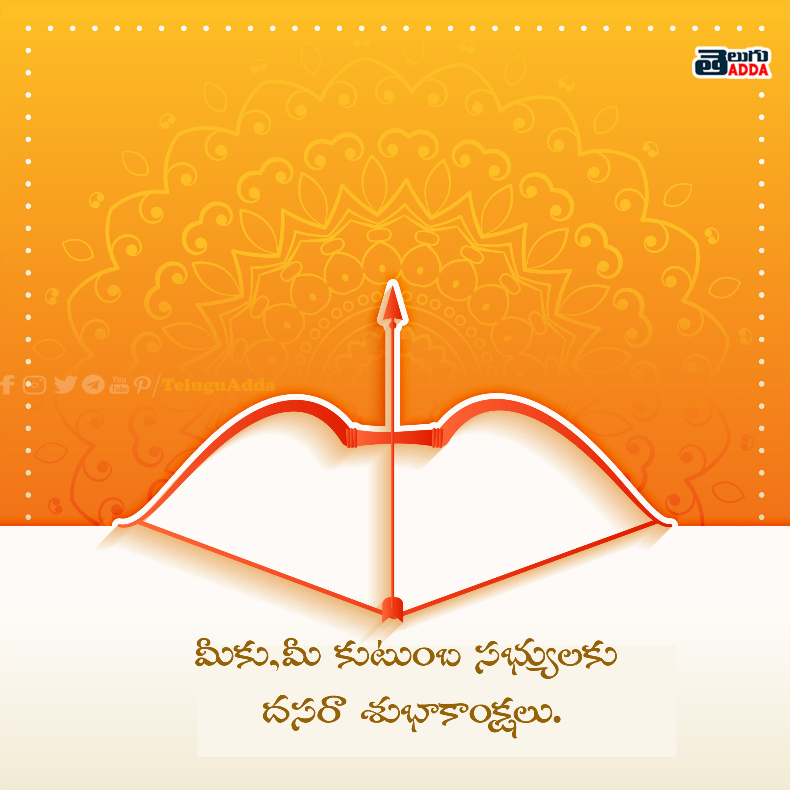 Happy Dasara Images in telugu
