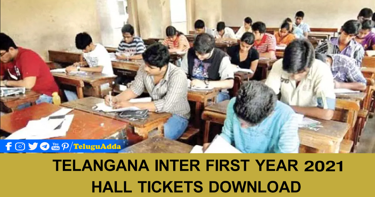 Telangana Inter First Year 2021 Hall Tickets Download
