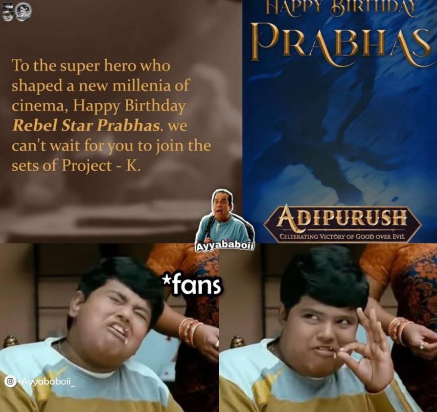 Aadipurush Movie First Look Trolls