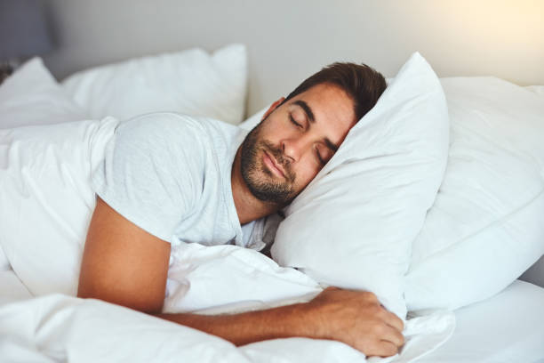Sleeping on Bed