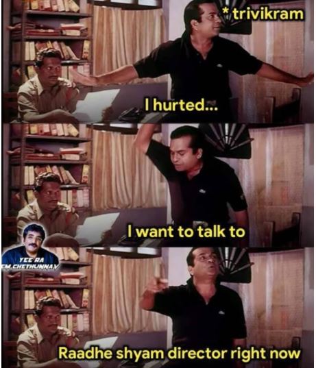 Trending trolls on radheshyam teaser