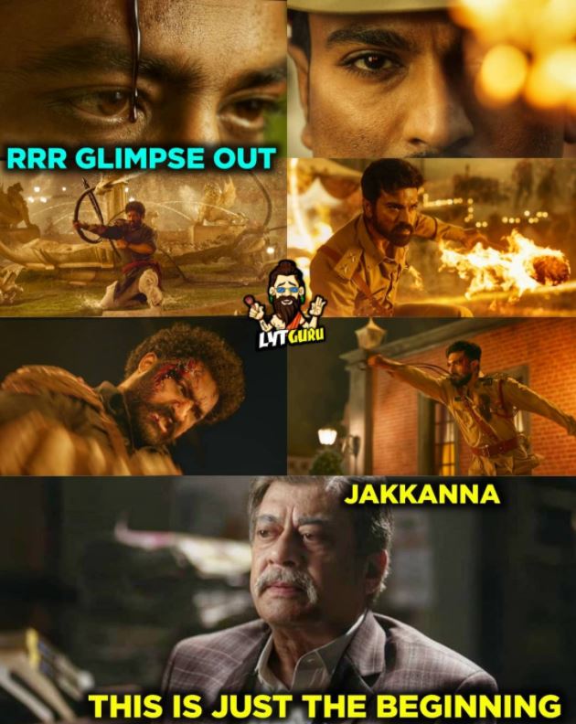 Trending trolls on RRR movie teaser