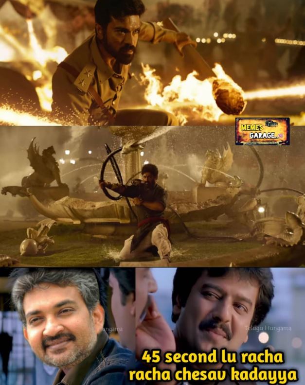 Trending trolls on RRR movie teaser