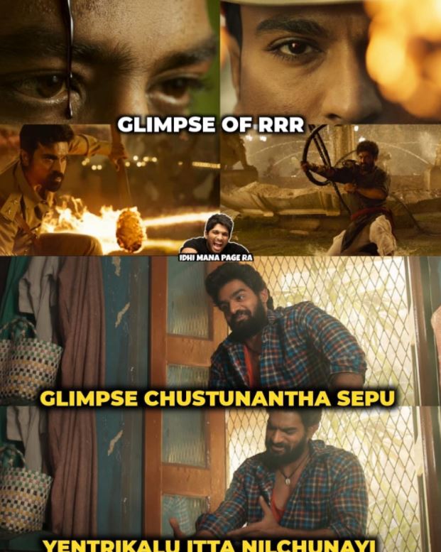 Trending trolls on RRR movie teaser