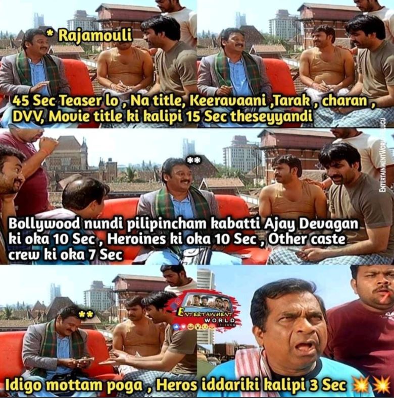 Trending trolls on RRR movie teaser