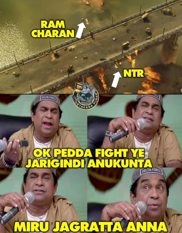 Trending trolls on RRR movie teaser