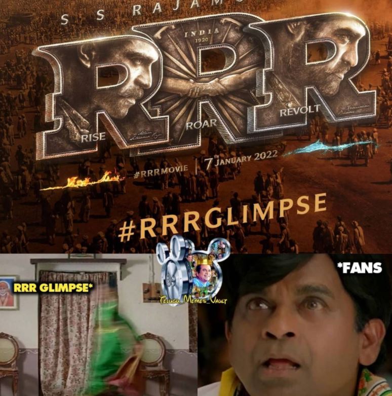 Trending trolls on RRR movie teaser